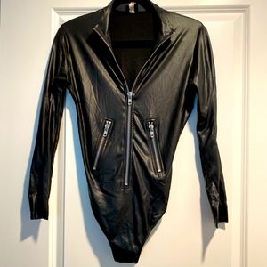 Pleather Bodysuit